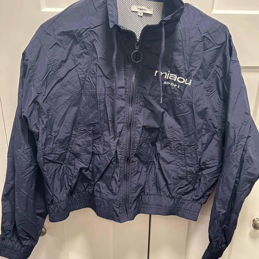 Miaou Sport Navy Windbreaker